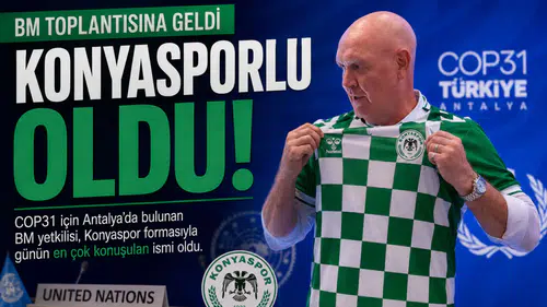 BM toplantısına geldi, Konyasporlu oldu!