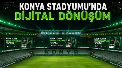 Konya Stadyumu’nda dijital dönüşüm