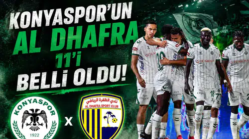 Konyaspor’un Al Dhafra 11’i belli oldu!