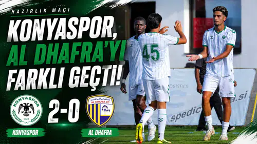 Konyaspor, Al Dhafra’yı farklı geçti: 2-0