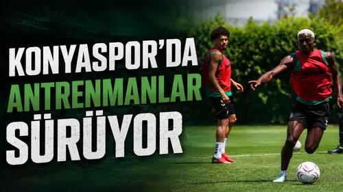 Konyaspor’da antrenmanlar sürüyor