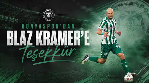 Konyaspor’dan Kramer’e teşekkür