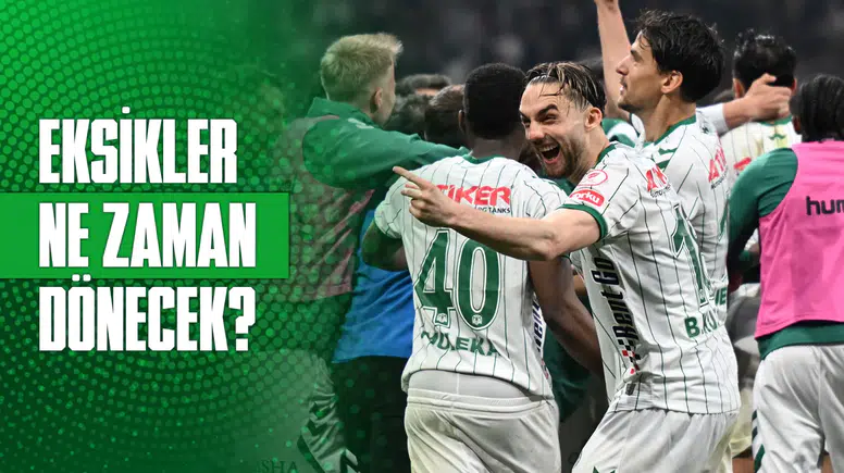 Konyaspor’da eksikler ne zaman dönecek?