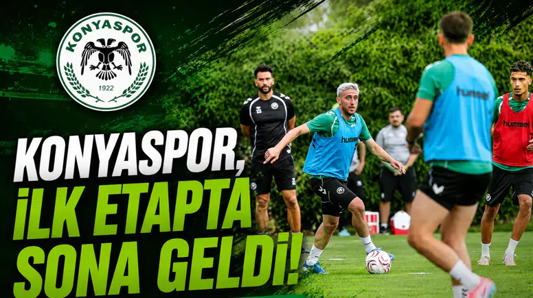 Konyaspor, ilk etapta sona geldi
