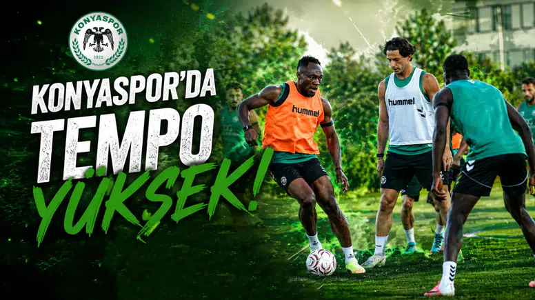 Konyaspor’da tempo yüksek